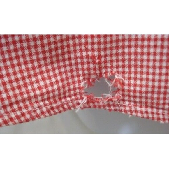 Scooby-Doo Shirt Cartoon Network Embroidered Button Up Red Checkered Size 22 - Picture 5 of 7